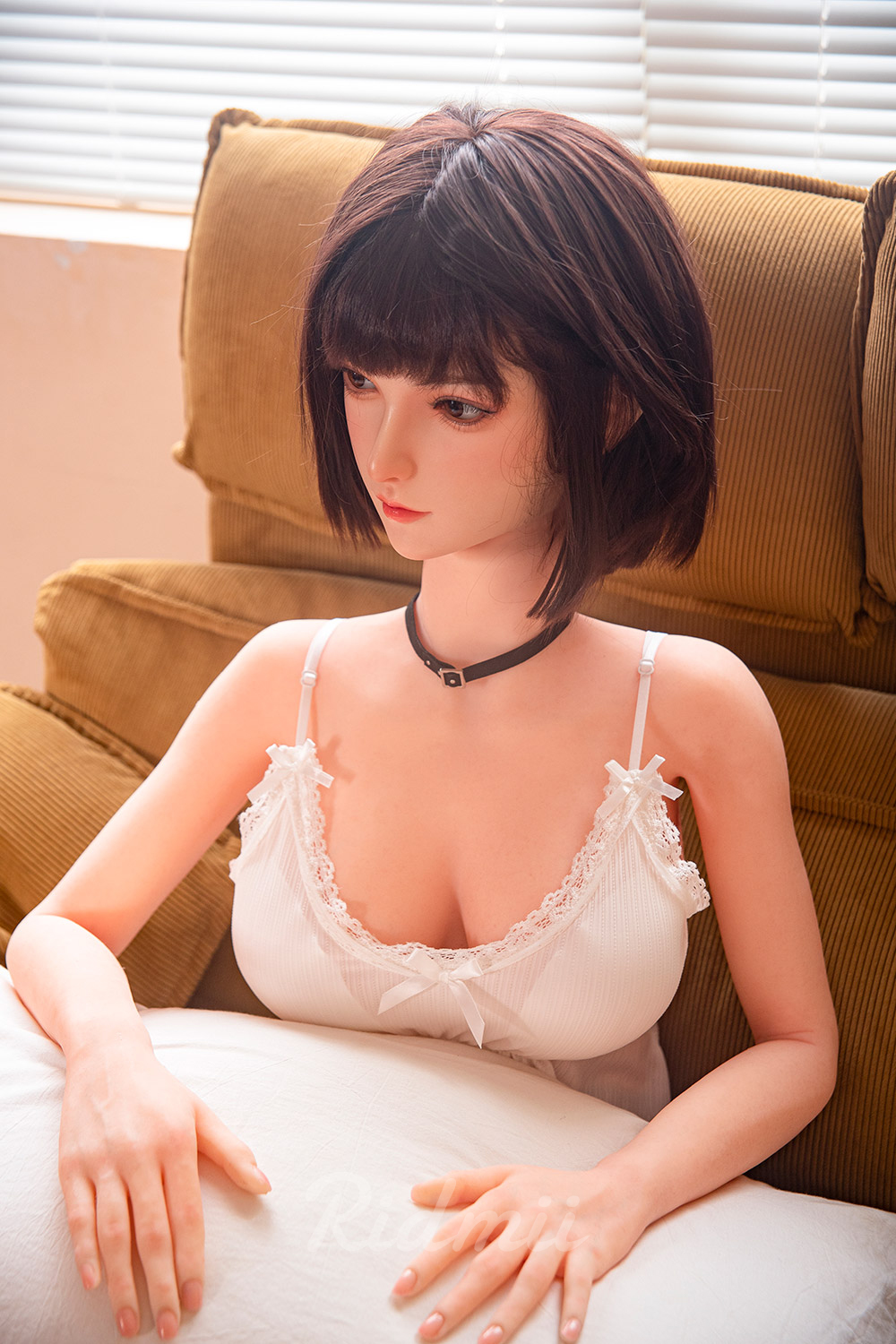 RIDMII | 163cm/5ft3 Big Breasts Gentle Lovely Short-hair Realistic TPE Sex Doll - Momo (In Stock US)