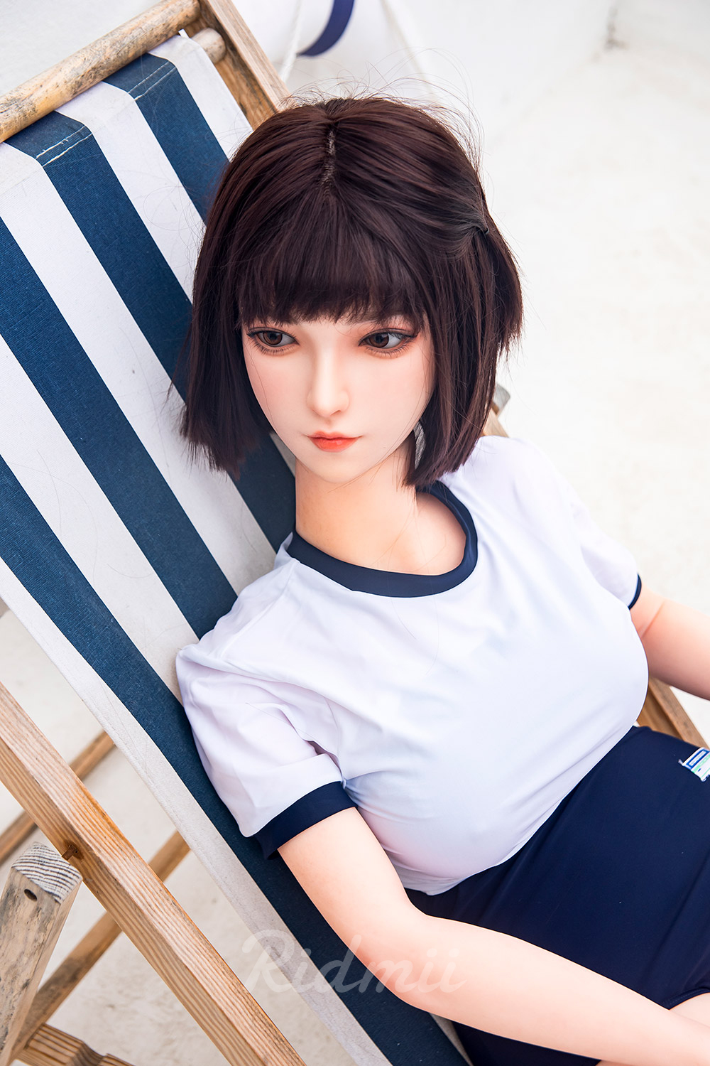 RIDMII | 163cm/5ft3 Big Breasts Gentle Lovely Short-hair Realistic TPE Sex Doll - Momo (In Stock US)