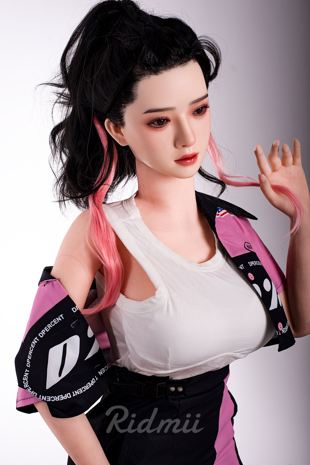 RIDMII | 163cm/5ft3 Big Breasts Charming Japanese Cool Girl Realistic TPE Sex Doll - Muncey (In Stock US)