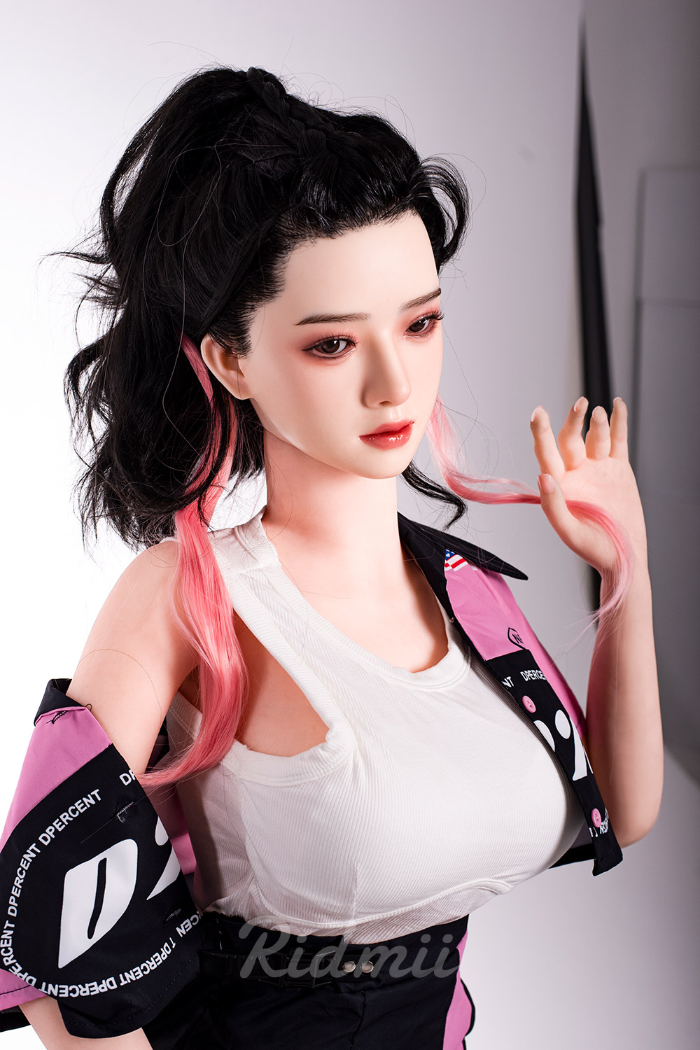 RIDMII | 163cm/5ft3 Big Breasts Charming Japanese Cool Girl Realistic TPE Sex Doll - Muncey (In Stock US)
