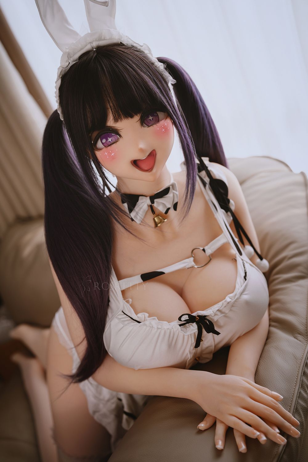 Rosretty Doll | 161cm/5ft3 Huge Breasts Lovely Kigurumi Anime Face Realistic TPE Sex Doll - Sakura
