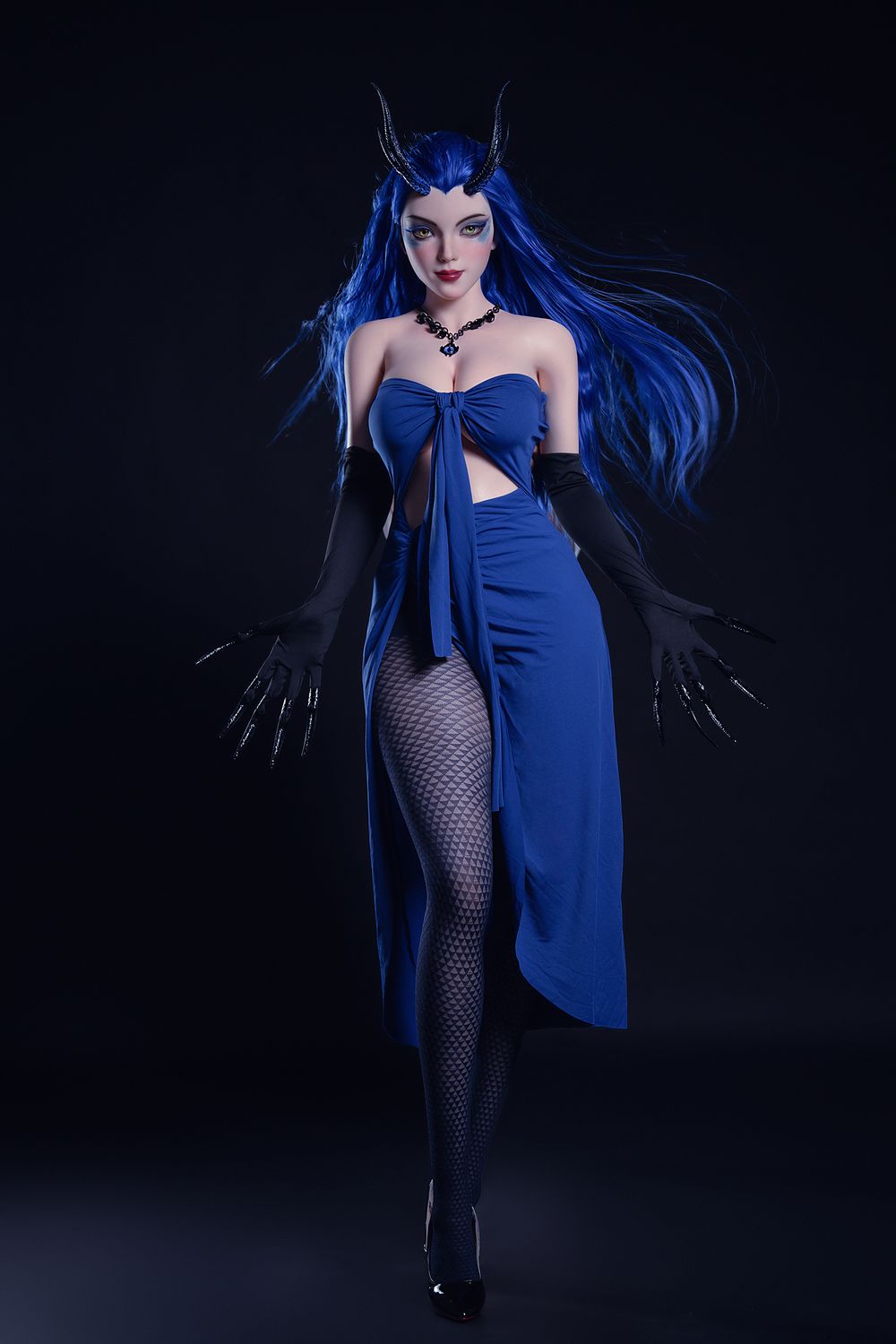 Rosretty Doll | 164cm/5ft5 Big Breasts Seductive Dark Fantasy Cosplay Realistic Full Silicone Sex Doll - Lilith