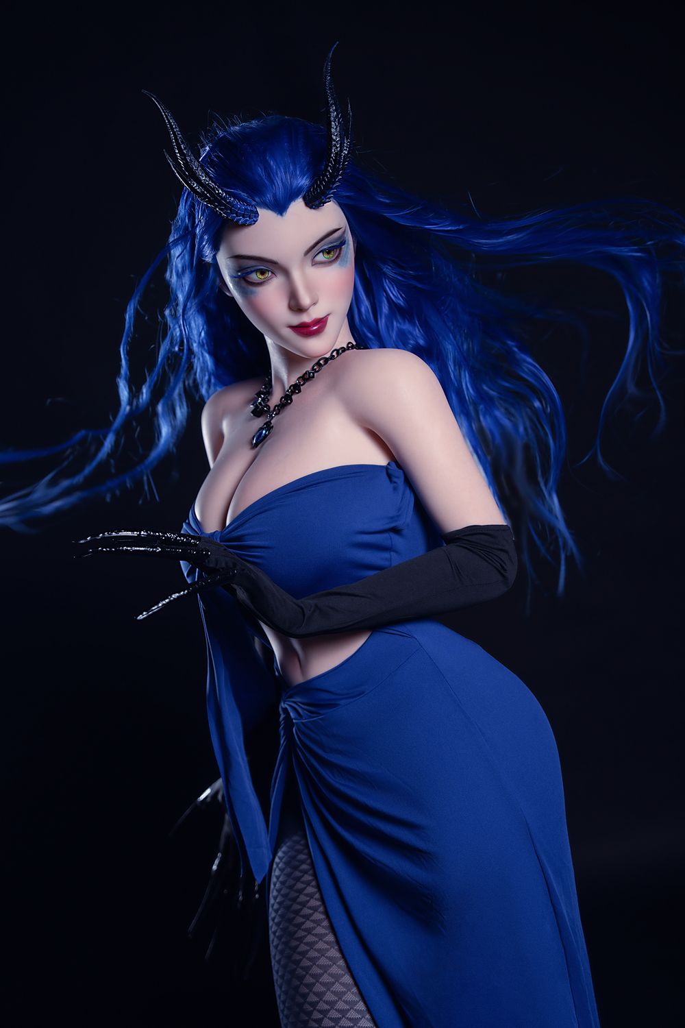 Rosretty Doll | 164cm/5ft5 Big Breasts Seductive Dark Fantasy Cosplay Realistic Full Silicone Sex Doll - Lilith