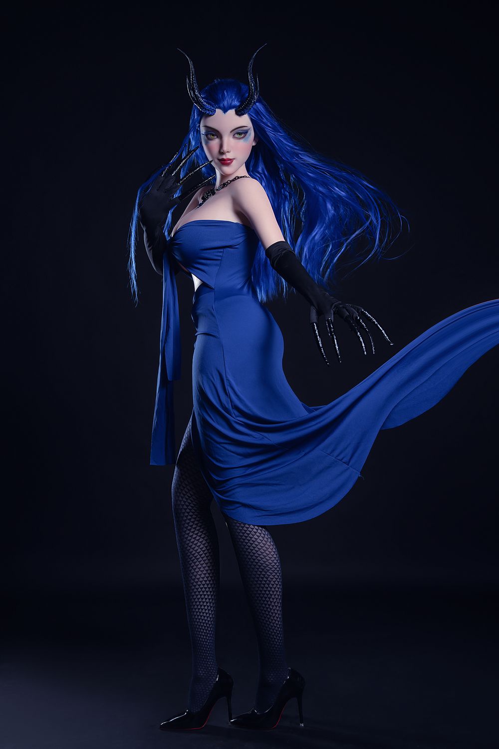 Rosretty Doll | 164cm/5ft5 Big Breasts Seductive Dark Fantasy Cosplay Realistic Full Silicone Sex Doll - Lilith