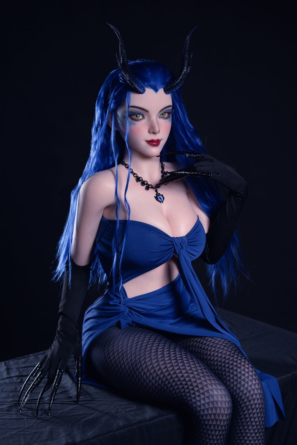 Rosretty Doll | 164cm/5ft5 Big Breasts Seductive Dark Fantasy Cosplay Realistic Full Silicone Sex Doll - Lilith