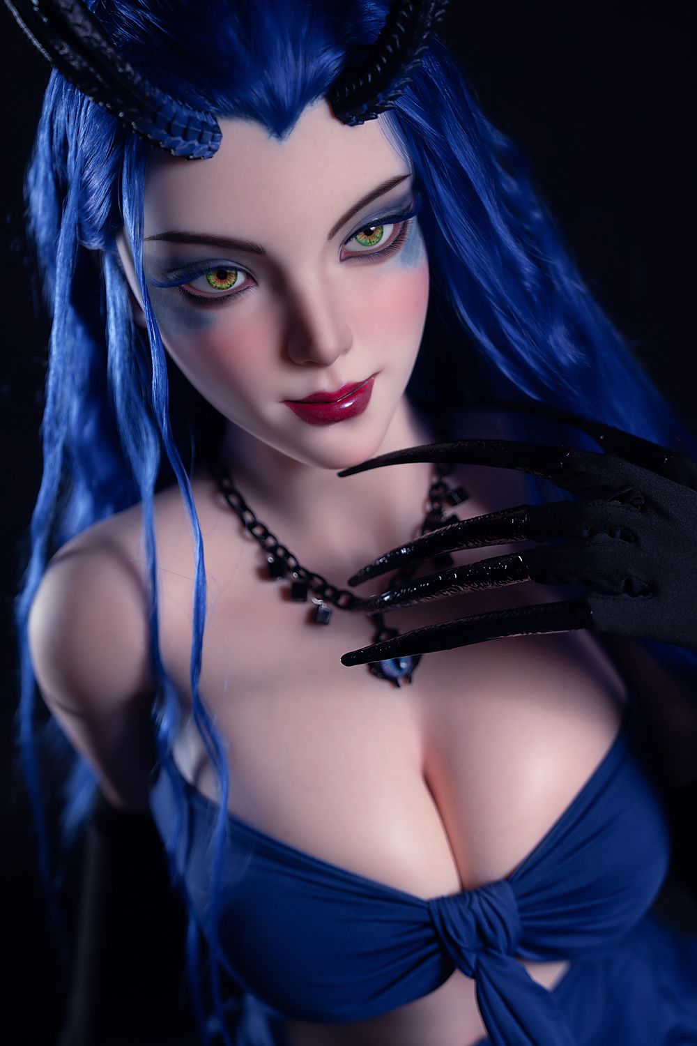 Rosretty Doll | 164cm/5ft5 Big Breasts Seductive Dark Fantasy Cosplay Realistic Full Silicone Sex Doll - Lilith
