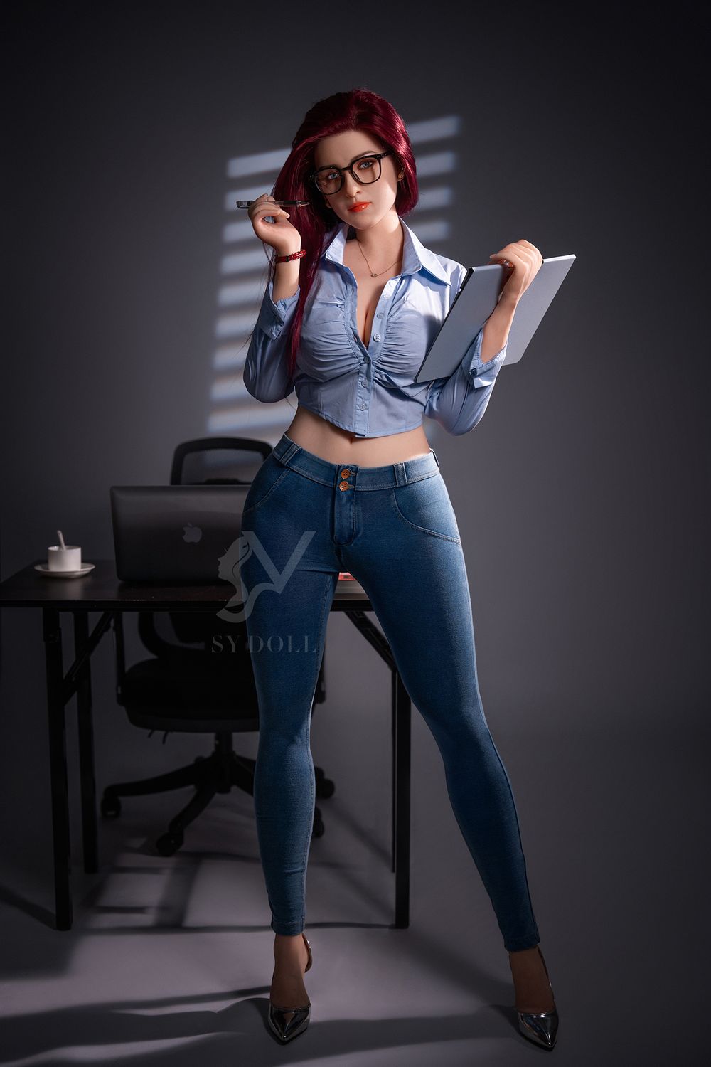 SY Doll |169cm/5ft5 Red Hair Mature Big Breasts Lifelike Sex Doll - Jessi-DreamLoveDoll