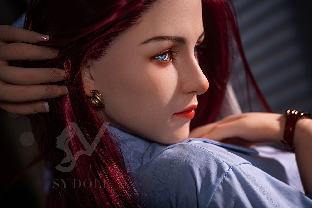 SY Doll |169cm/5ft5 Red Hair Mature Big Breasts Lifelike Sex Doll - Jessi-DreamLoveDoll