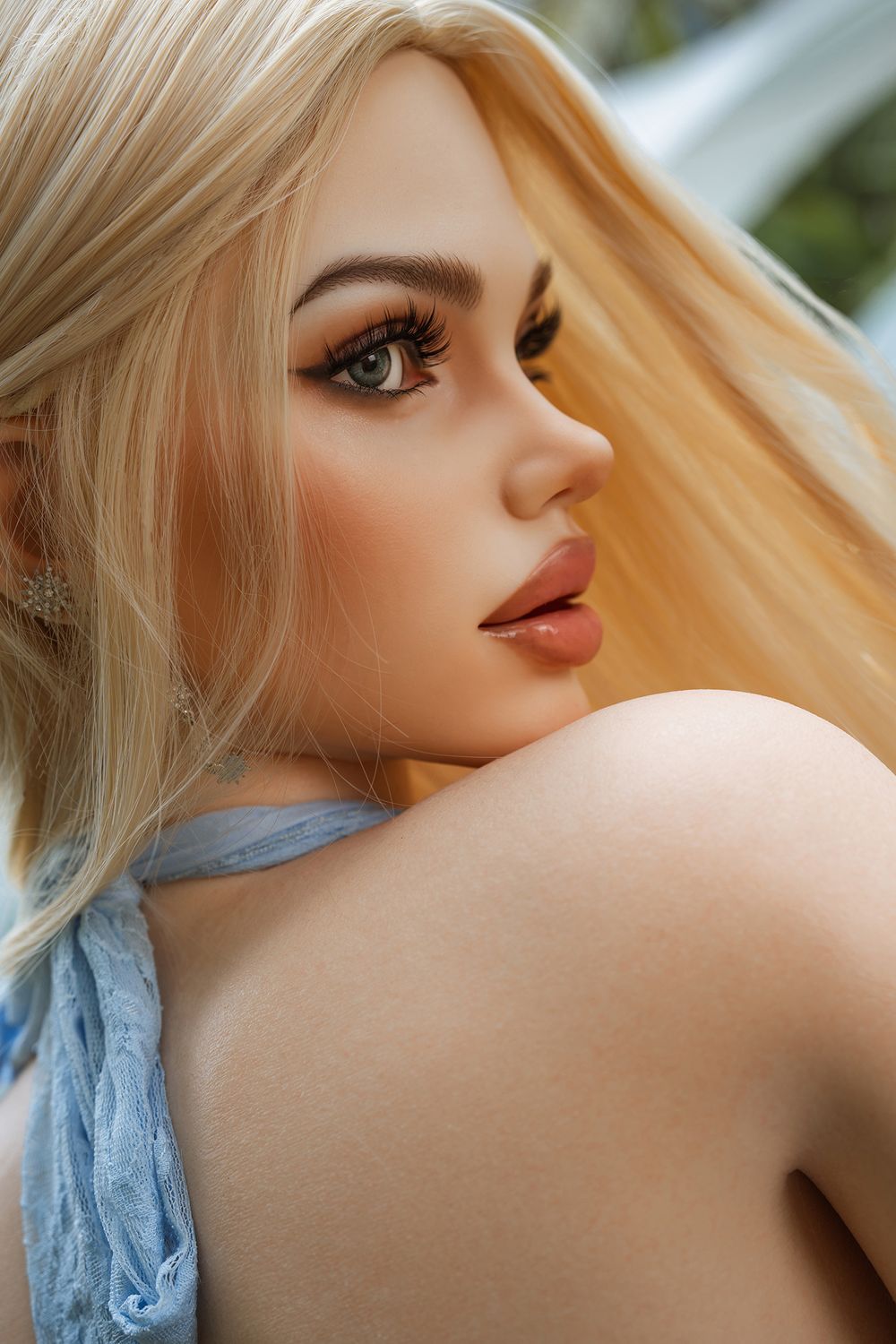 SY Doll | 160cm/5ft3 Small Breasts Elegance Blonde Summer Goddess Realistic Full Sex Doll - Judith