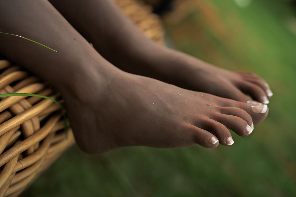 SY Doll | 163cm/5ft4 Huge Breasts Captivating Dark-skin Voluptuous Lifelike TPE Sex Doll - Ashley