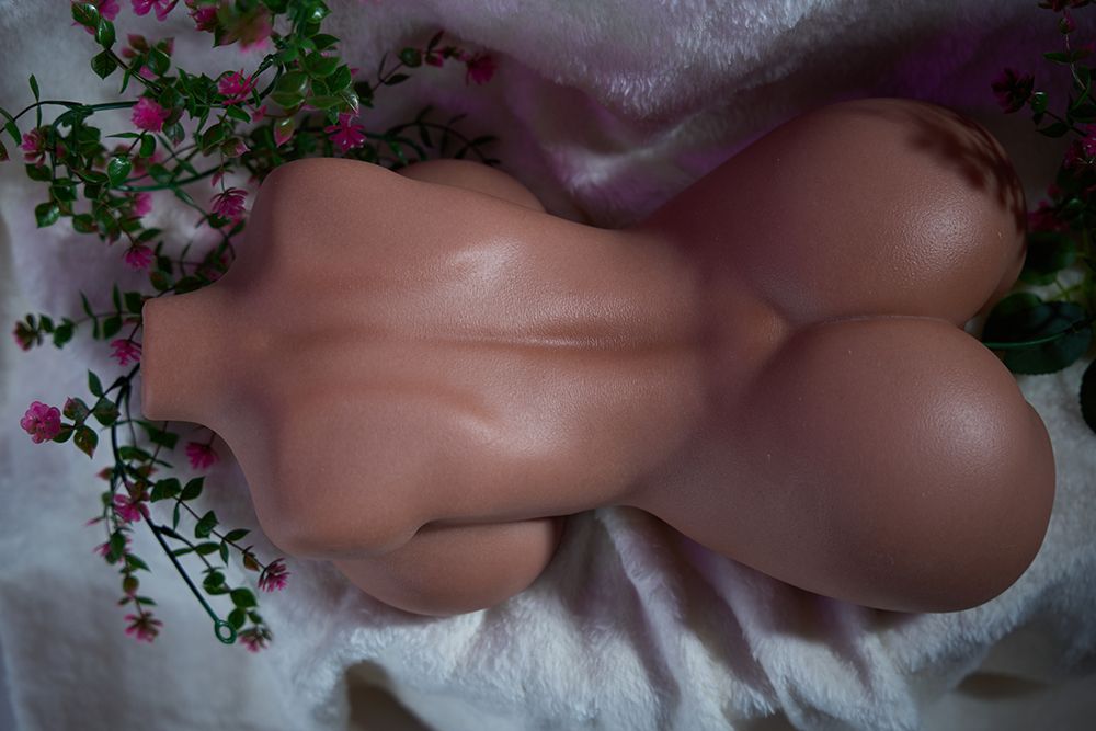 SY Doll | 40cm/1ft3 Big Breasts Alluring Sweet Curvy Tan Skin Realistic Silicone Sex Torso - Meroy