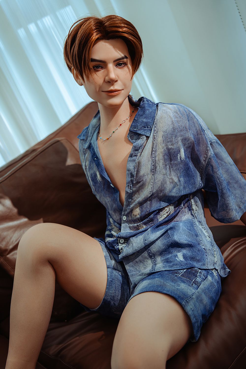 SY Doll | 160cm/5ft3 Charming Handsome Twink Realistic Full Silicone Gay Male Sex Doll - Jace