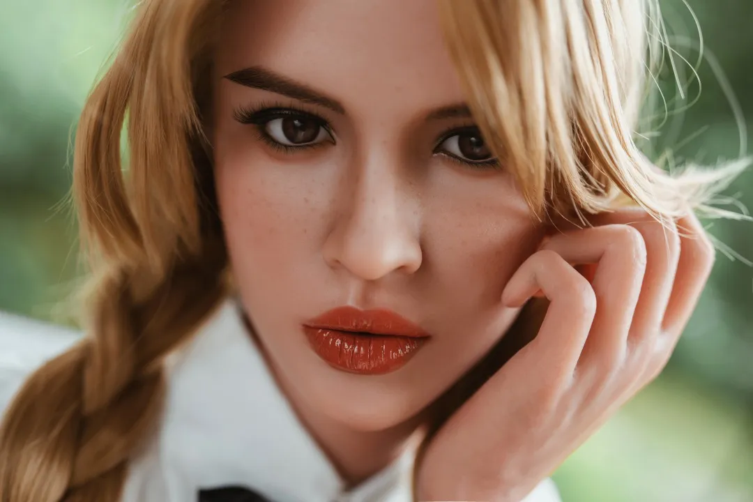 Top Fire | 170cm/5ft7 American Sweet Uniform Blonde Girl Realistic Silicone Sex Doll - Dana