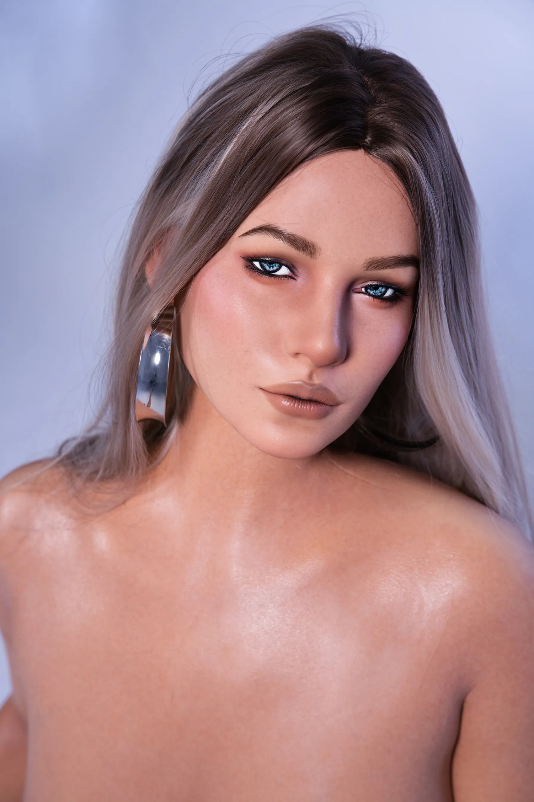 IDO Doll | 165cm/5ft5 D-Cup Captivating Mature Cold Chic Full Silicone Sex Doll, Head #ID2-2 - Alessia