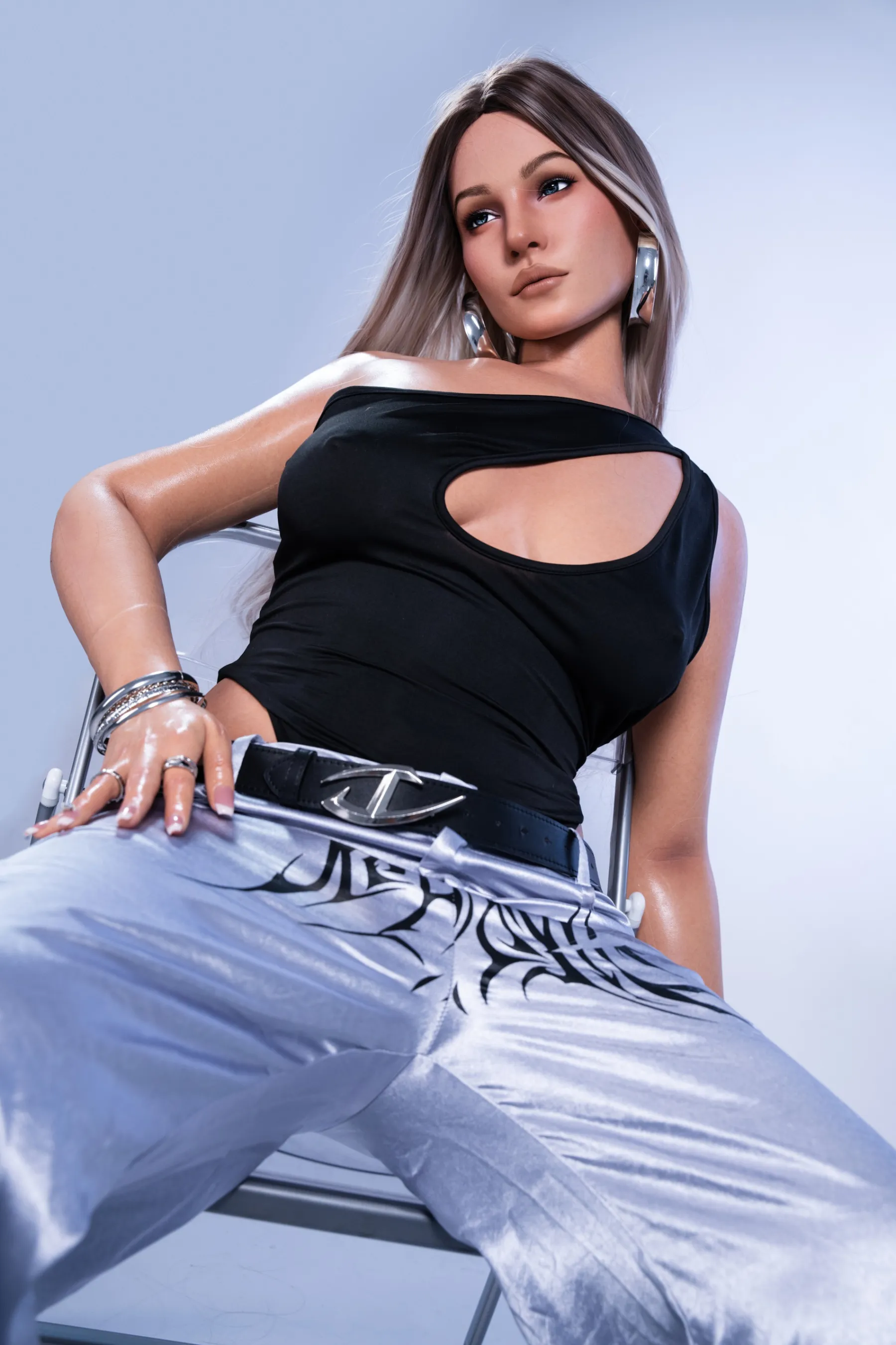 IDO Doll | 165cm/5ft5 D-Cup Captivating Mature Cold Chic Full Silicone Sex Doll, Head #ID2-2 - Alessia