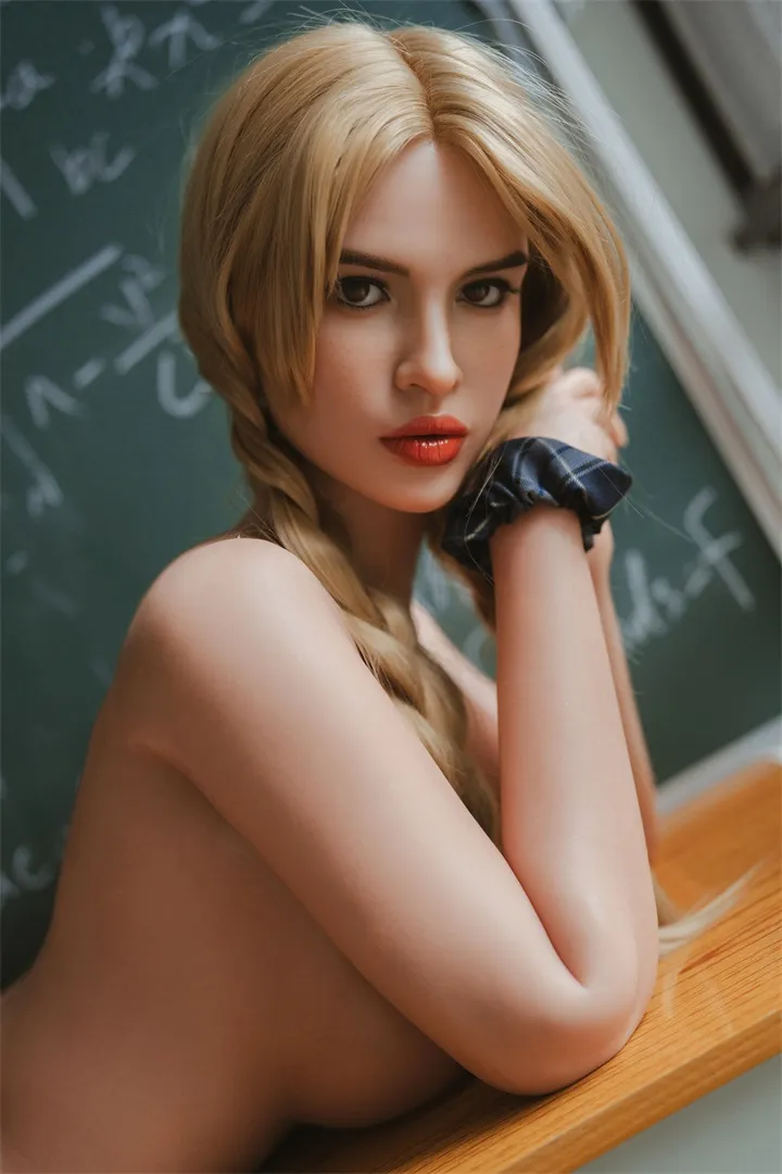 Top Fire | 170cm/5ft7 American Sweet Uniform Blonde Girl Realistic Silicone Sex Doll - Dana