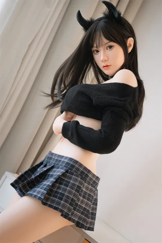 Top Fire | 158cm/5ft2 Alluring Asian Sweet RealisticSilicone Sex Doll - Kira