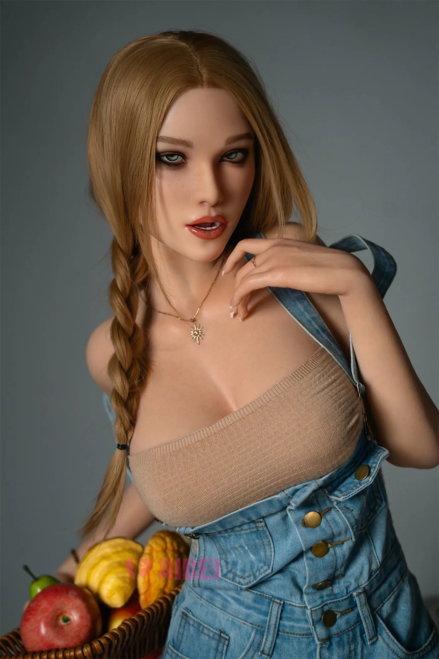 AIBEI | 158cm/5ft2 F Cup Alluring Exotic Blonde ROS Head Silicone Sex Doll #AB23 - Aria