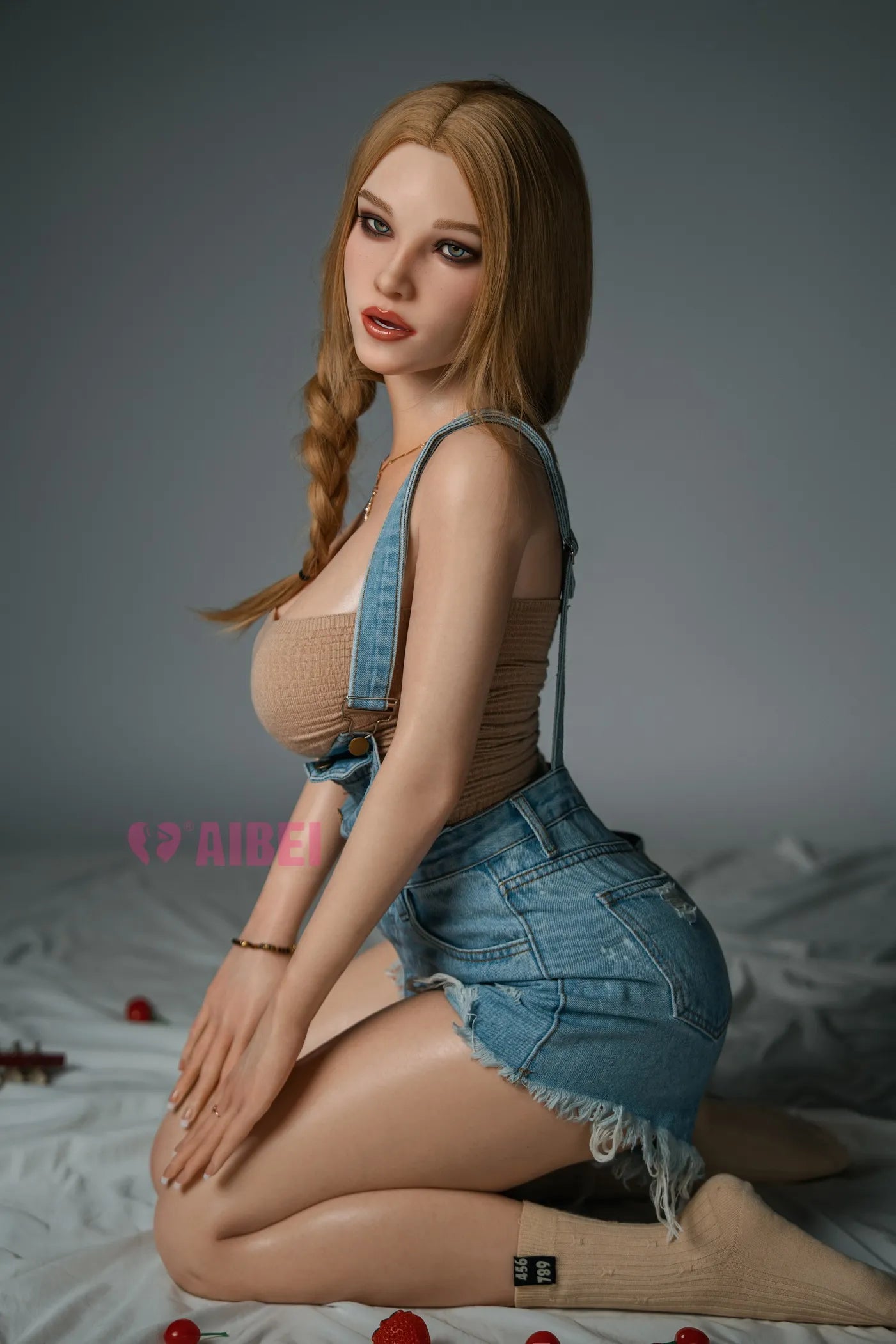 AIBEI | 158cm/5ft2 F Cup Alluring Exotic Blonde ROS Head Silicone Sex Doll #AB23 - Aria