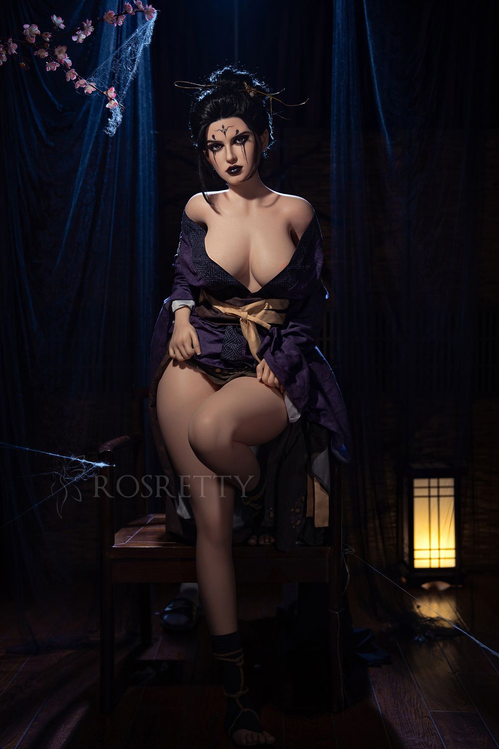 Rosretty |164cm/5ft5 Big Breasts Dark Series Realistic Silicone Sex Doll - Molly