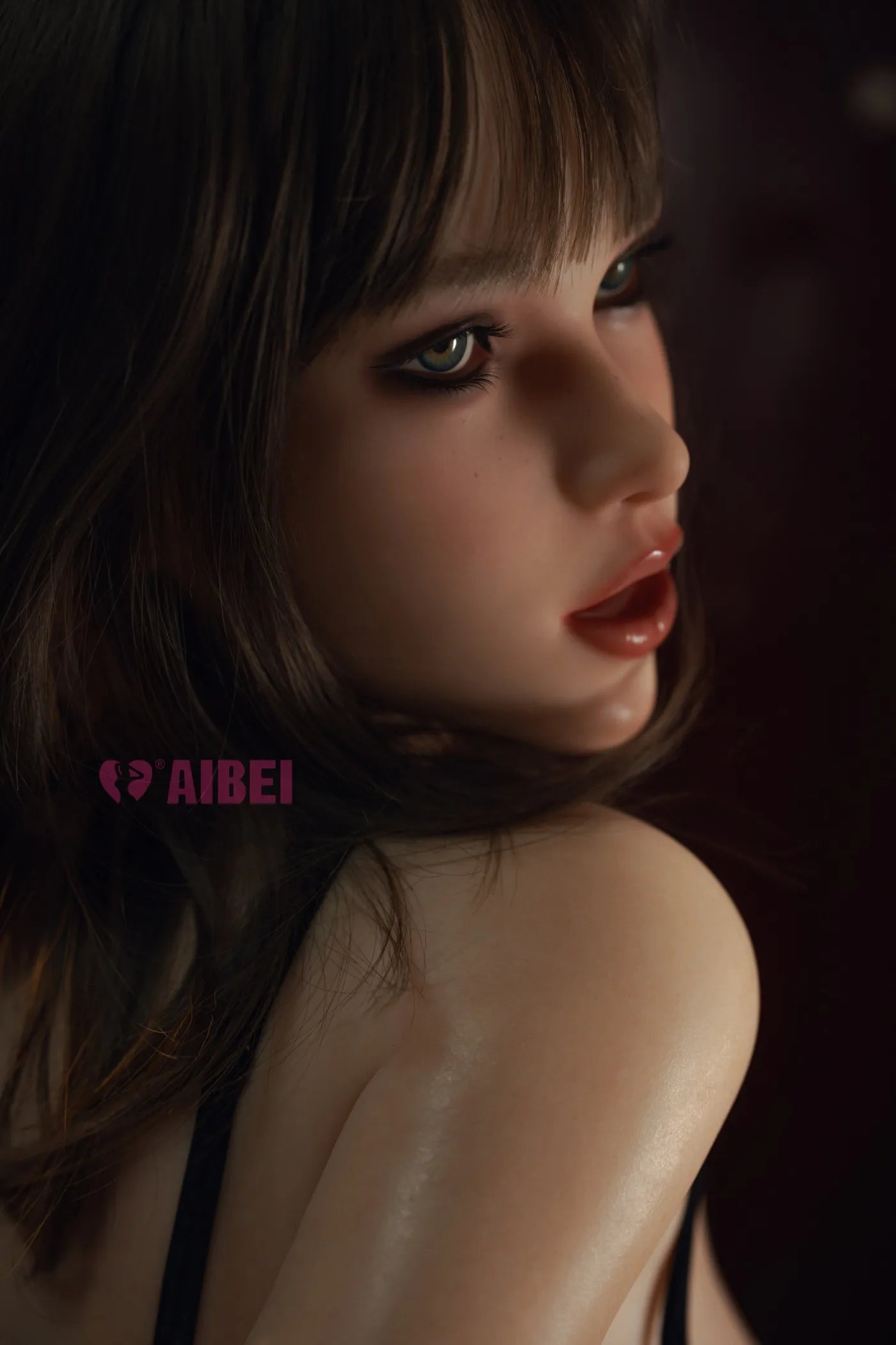AIBEI | 158cm/5ft2 F Cup Sultry Exotic Black-hair ROS Head Realistic Silicone Sex Doll #AB23 - Aria