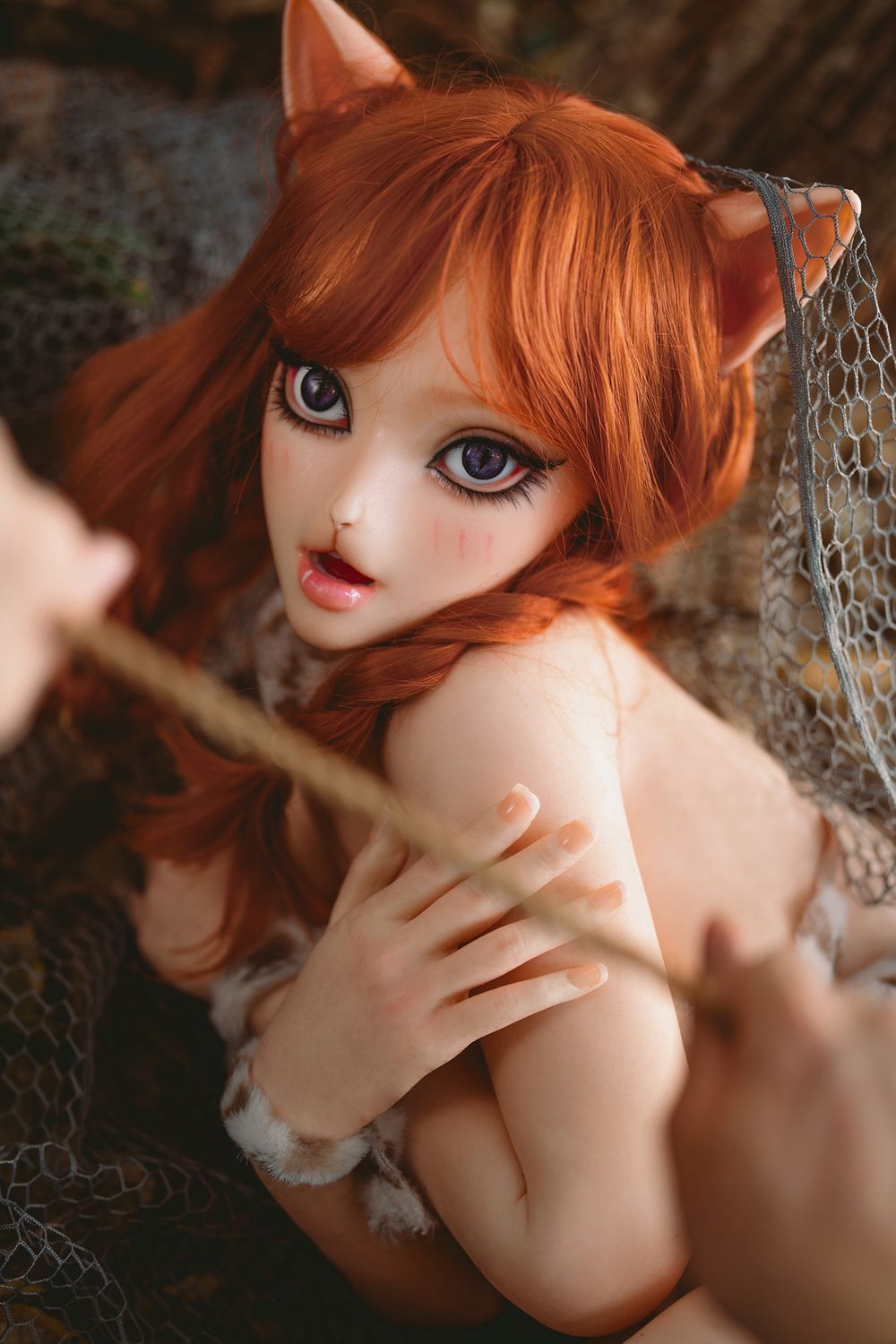 SY Doll | 152cm /4ft99 Small Breasts Jungle Huntress Cunning Fox Cosplay Full Silicone Sex Doll - Josie