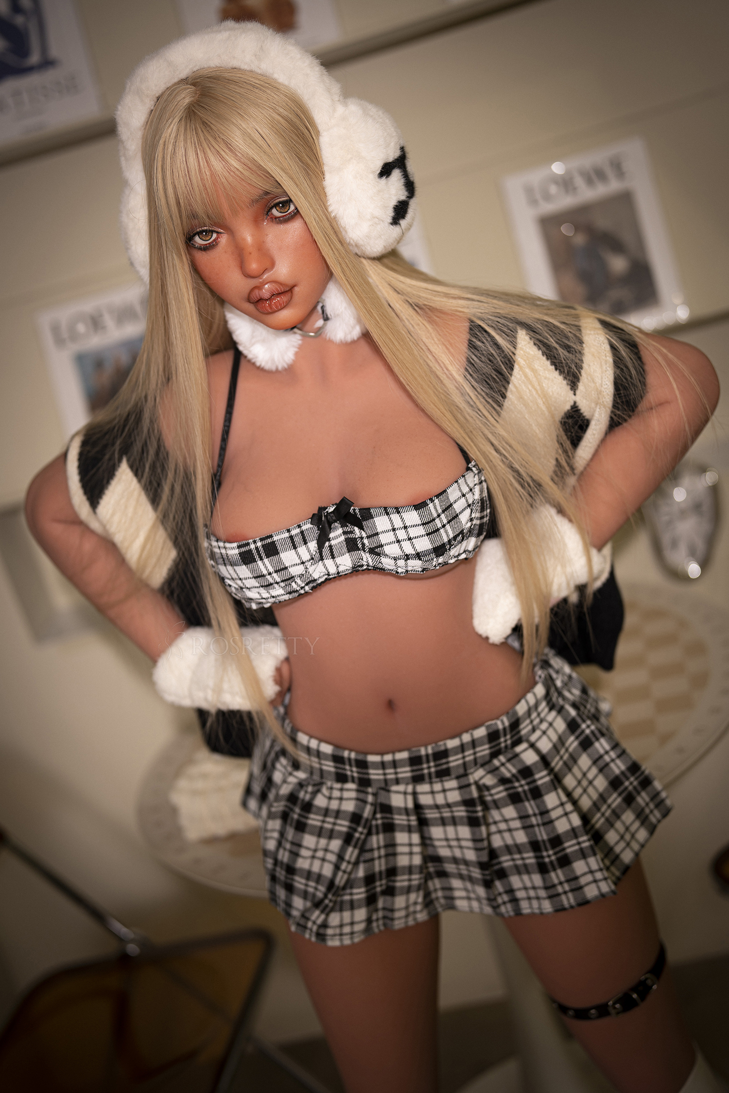 Rosretty Doll | 152cm/4ft12 Tan Skin Realistic Sex Doll S23 - Dolly-DreamLoveDoll