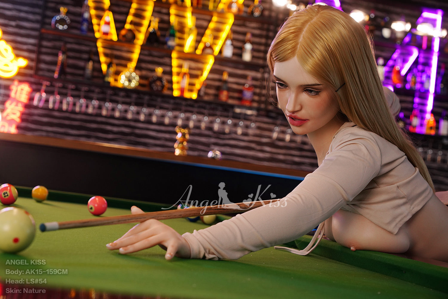 Angelkiss® 159cm (5.2') LS54# Full Silicone F-CUP(NO.3088)-DreamLoveDoll