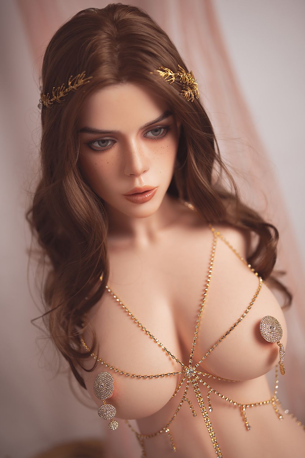 SY Doll | 80cm/2ft6 Big Breasts Alluring Luxury Mature Queen Realistic Silicone Sex Torso - Kaira