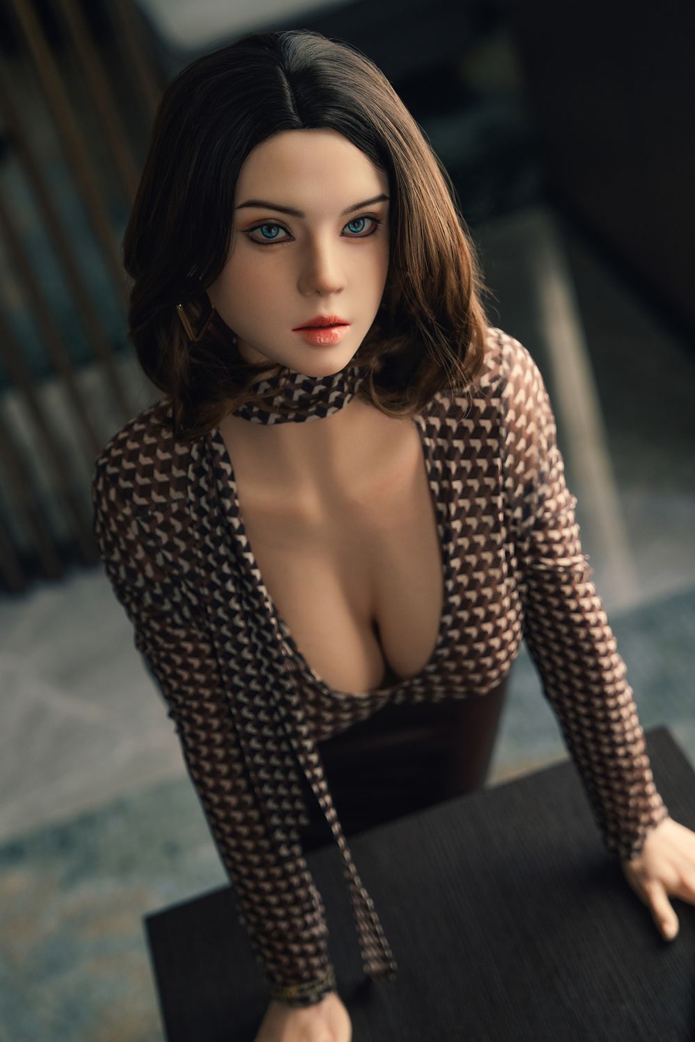 SY Doll | 168cm/5ft6 Big Breasts Seductive Secretary Fantasy Cosplay Realistic Full Silicone Sex Doll - Veronica