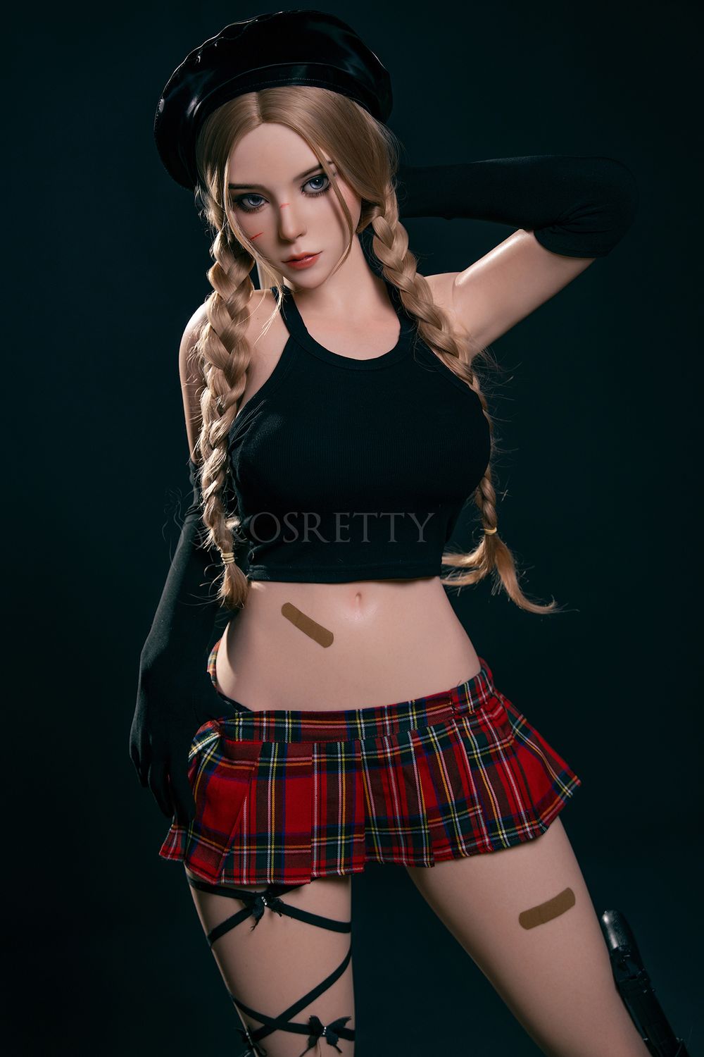 Rosretty Doll | 164cm/5ft4 Big Breasts Sexy Anime Schoolgirl Blonde Realistic Full Silicone Sex Doll - Trixie