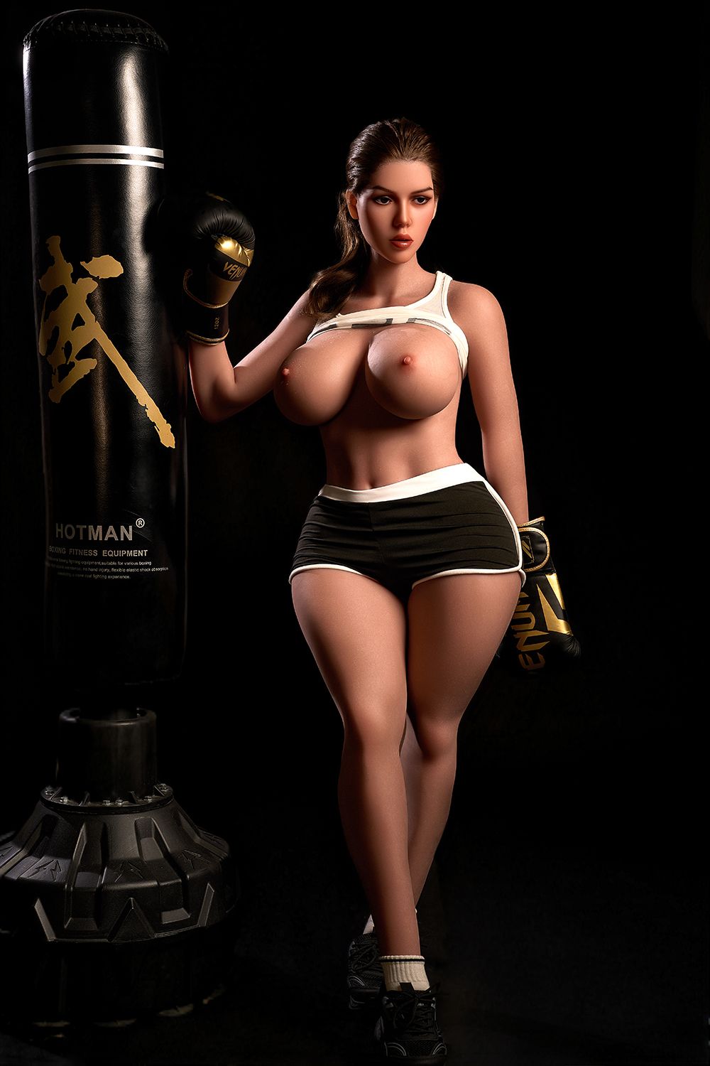 SY Doll | 48cm/1ft6 Huge Breasts Alluring Mature Voluptuous Realistic Silicone Sex Torso - Rosa