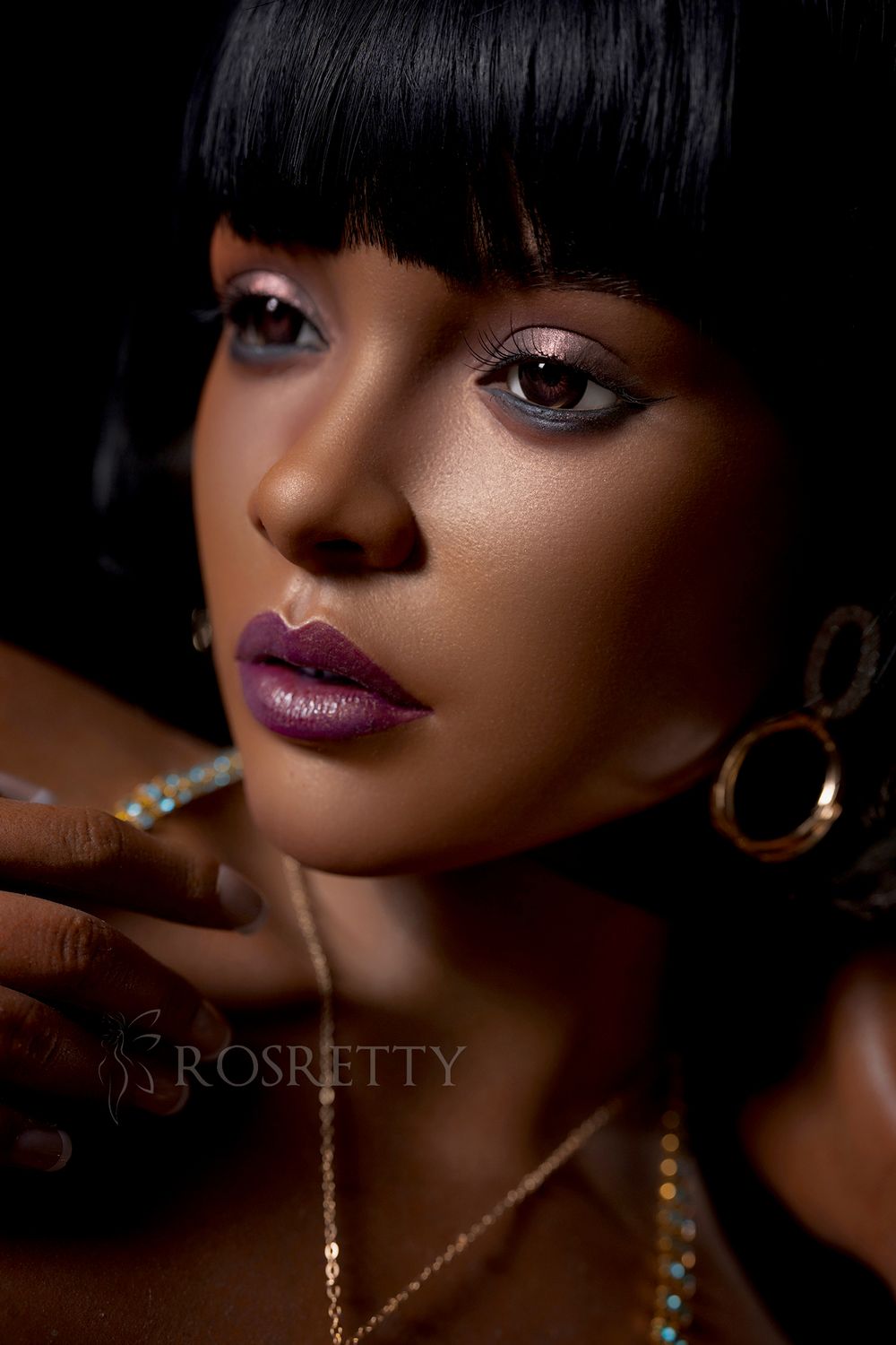 Rosretty Doll | 148cm African American Mature Big Boobs Love Doll S13 - Nina-DreamLoveDoll