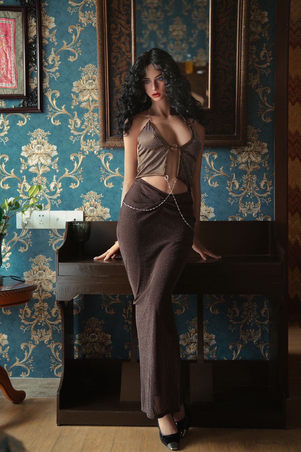 SY Doll | 173cm/5ft8 Small Breasts Glamorous Exotic Fiery Sexy Lifelike Full Silicone Sex Doll - Frederica