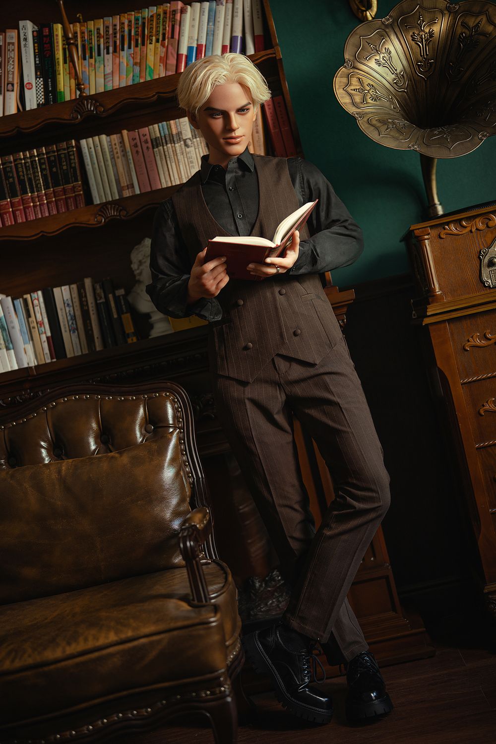 SY Doll | 168cm/5ft5 Enigmatic Blonde Gentleman Realistic Full Silicone Gay Male Sex Doll - Damian