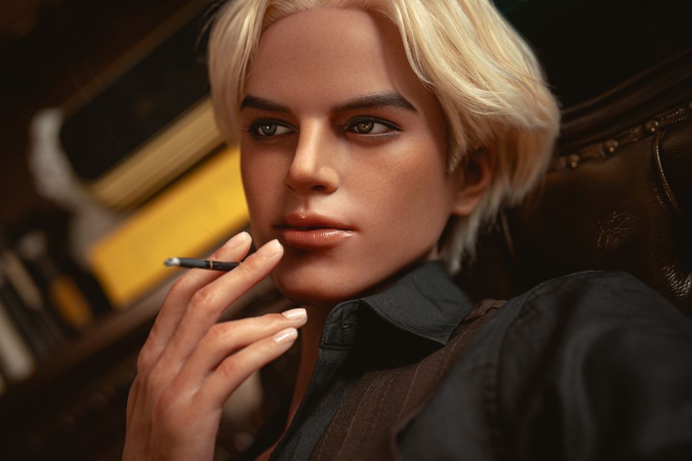 SY Doll | 168cm/5ft5 Enigmatic Blonde Gentleman Realistic Full Silicone Gay Male Sex Doll - Damian