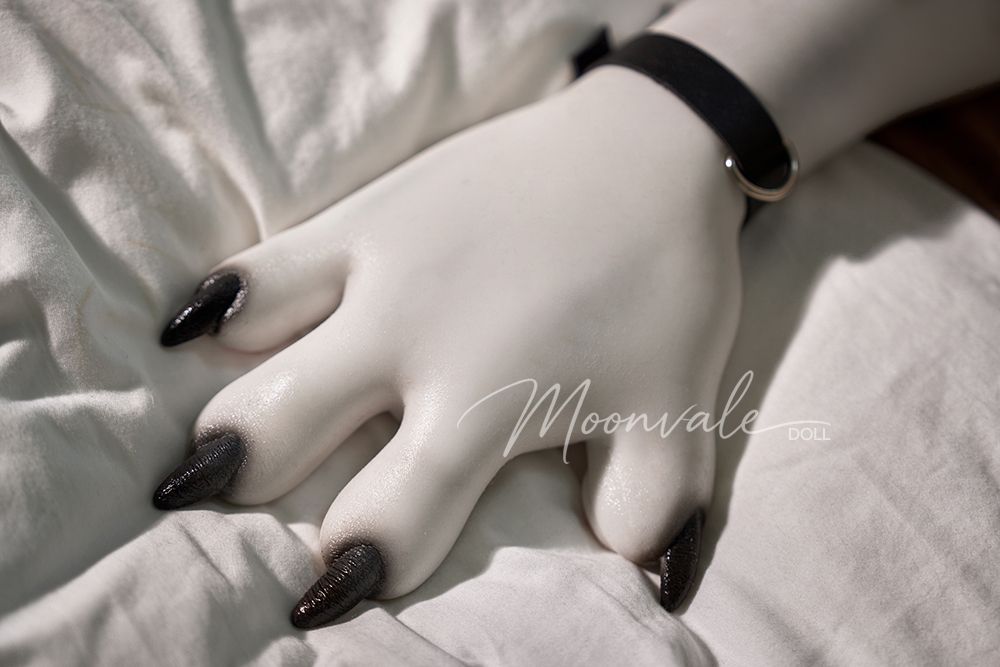 Moonvale Doll | 155cm/5ft09 Small Breasts Alluring Lovely Gothic Anime Girl White Leopard Furry Realistic Silicone Sex Doll - Lyora