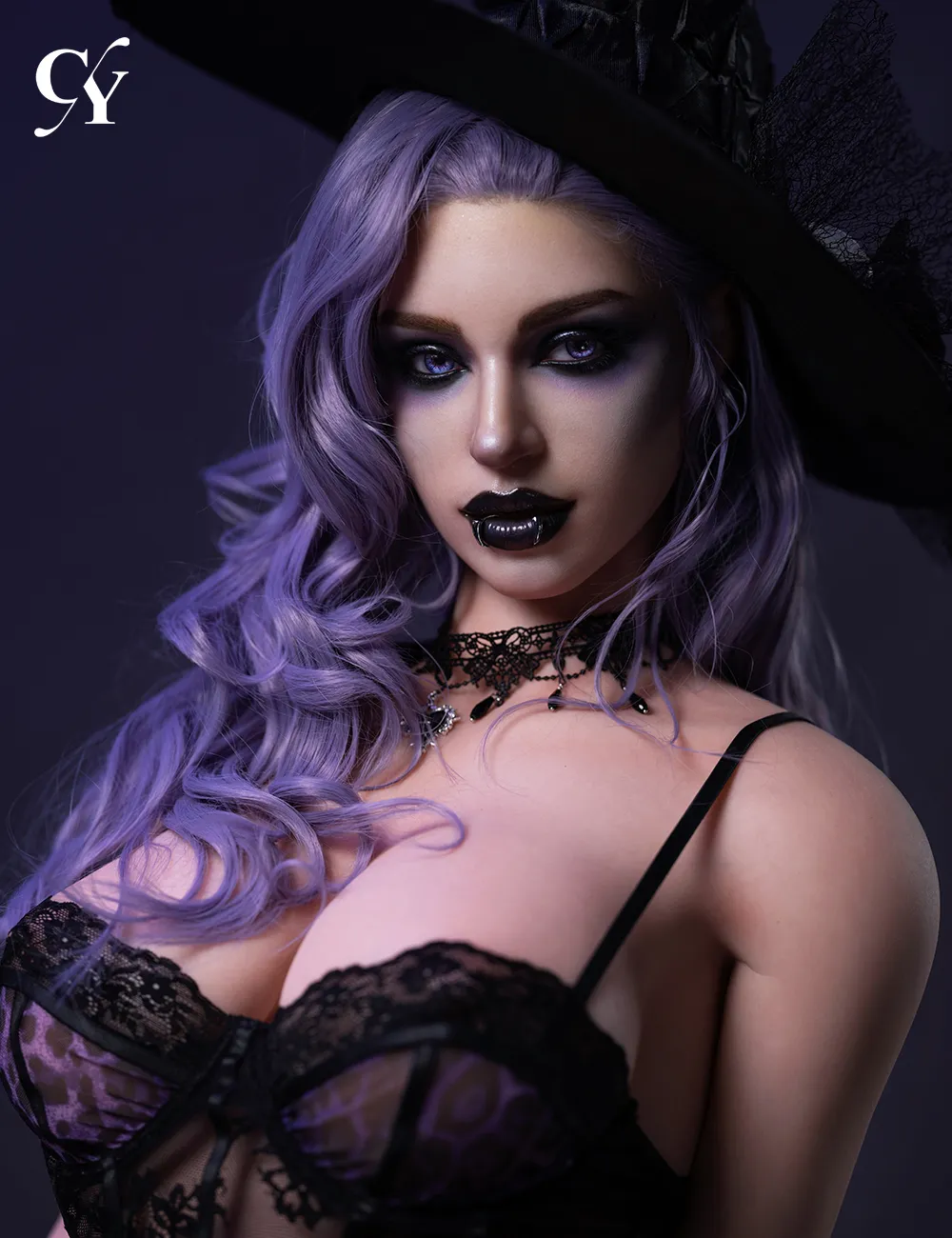 TOP-CY Doll | 176cm/5ft9 Big Breasts Halloween ROS Silicone Head Sex Doll - Elodie