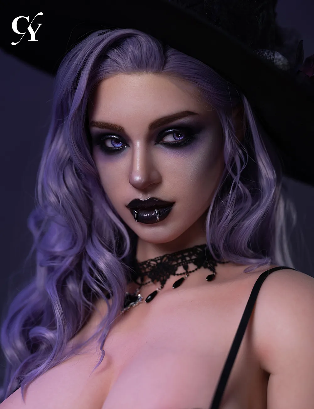 TOP-CY Doll | 176cm/5ft9 Big Breasts Halloween ROS Silicone Head Sex Doll - Elodie