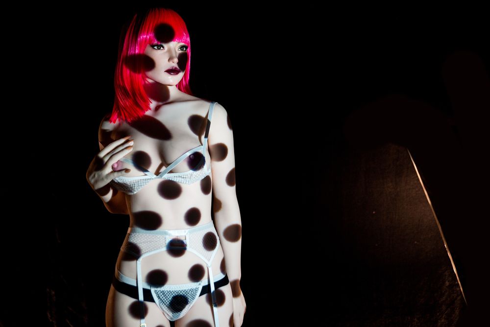 Climax Doll | 157cm/5ft2 Small Breasts Sultry Vintage Movable Jaw Realistic TPE Sex Doll - Polly