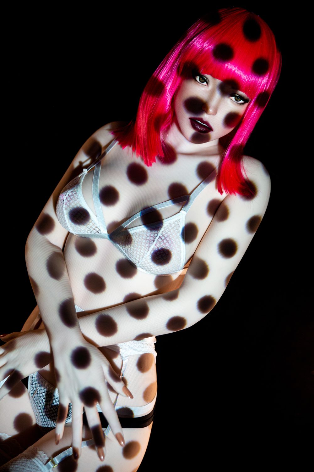 Climax Doll | 157cm/5ft2 Small Breasts Sultry Vintage Movable Jaw Realistic TPE Sex Doll - Polly