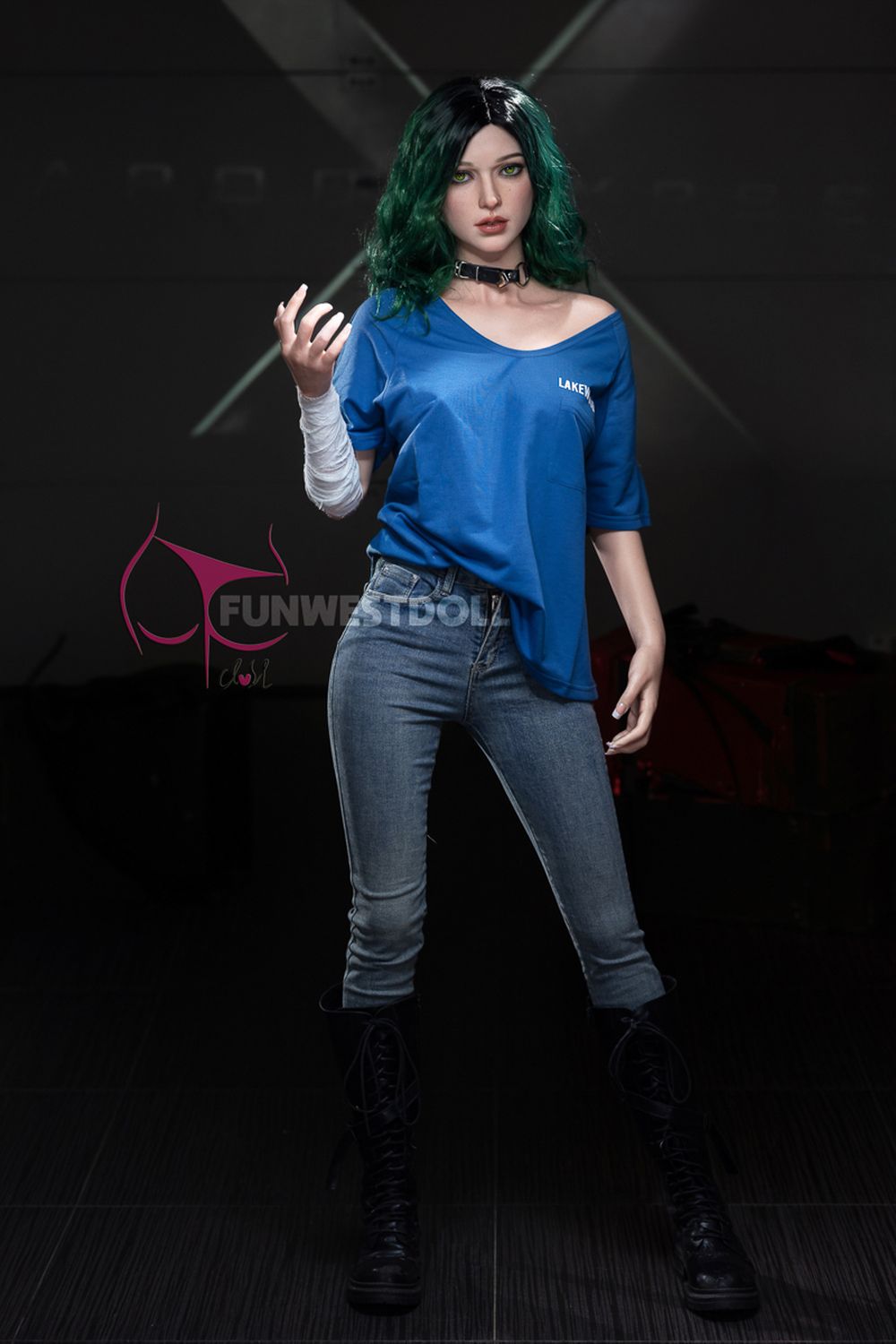 FUNWEST® Alexa 157cm (5ft2) 045S# D Breasts European Cosplay Silicone Sex Doll FSD001