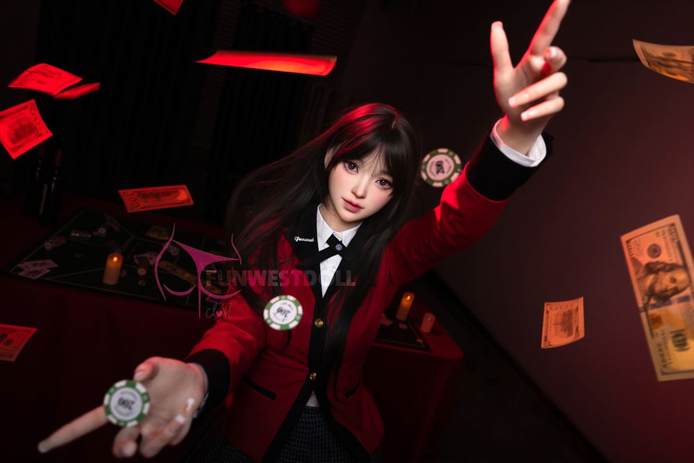 FUNWEST® Alice 159cm (5ft3) 038S# A Breasts Japanese Anime Silicone Sex Doll FSD010