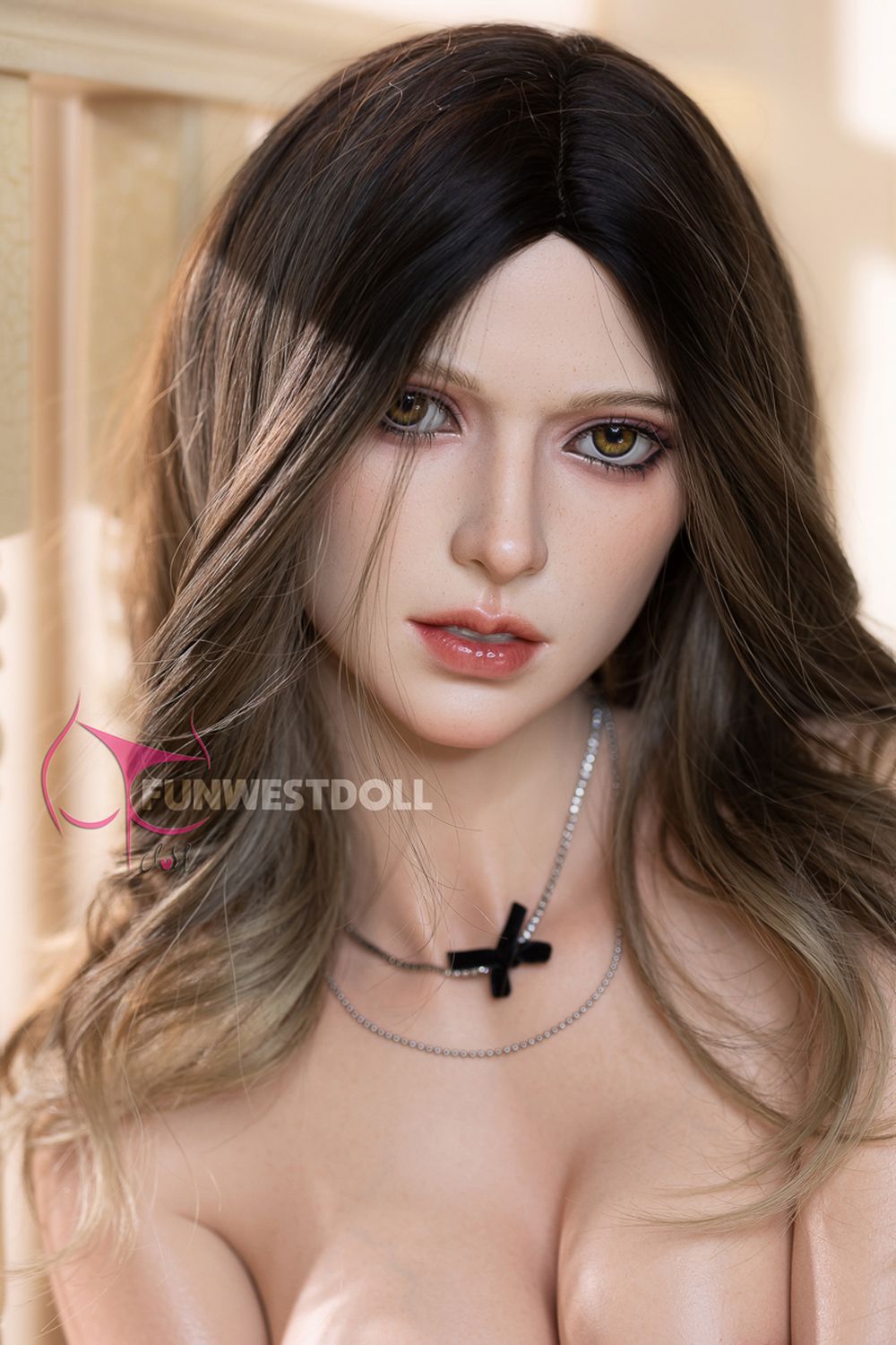 FUNWEST® Alexa 157cm (5ft2) 045S# D Breasts European Lovely Silicone Sex Doll FSD014