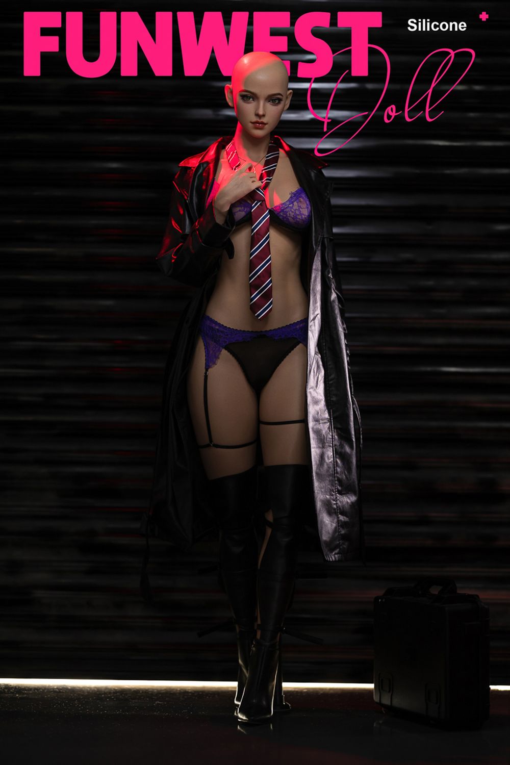 FUNWEST® Lexie 168cm (5ft6) 026S# D Breasts Seductive Femme Fatale Silicone Sex Doll FSD016