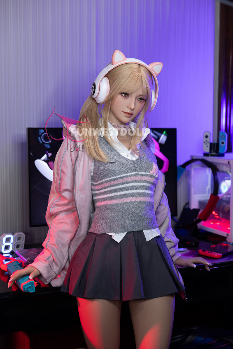 FUNWEST® Alice 159cm(5.2') 038# A-CUP TPE (No.3010)-DreamLoveDoll