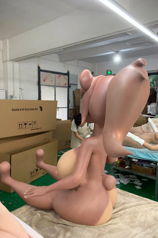 Dolls Castle | 160cm/5ft3 Big Breasts Anime Furry Full Silicone Sex Doll - Frenni