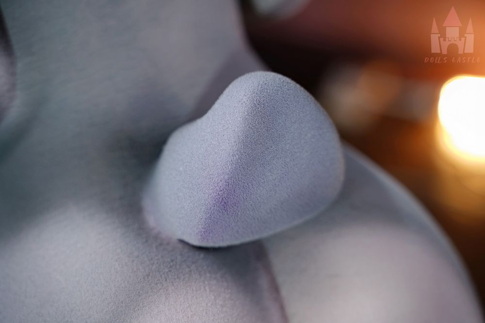 Dolls Castle | 120cm/4ft Small Breasts Lovely Seamless Neck ROS Anime Furry Full Silicone Sex Doll - Rabby