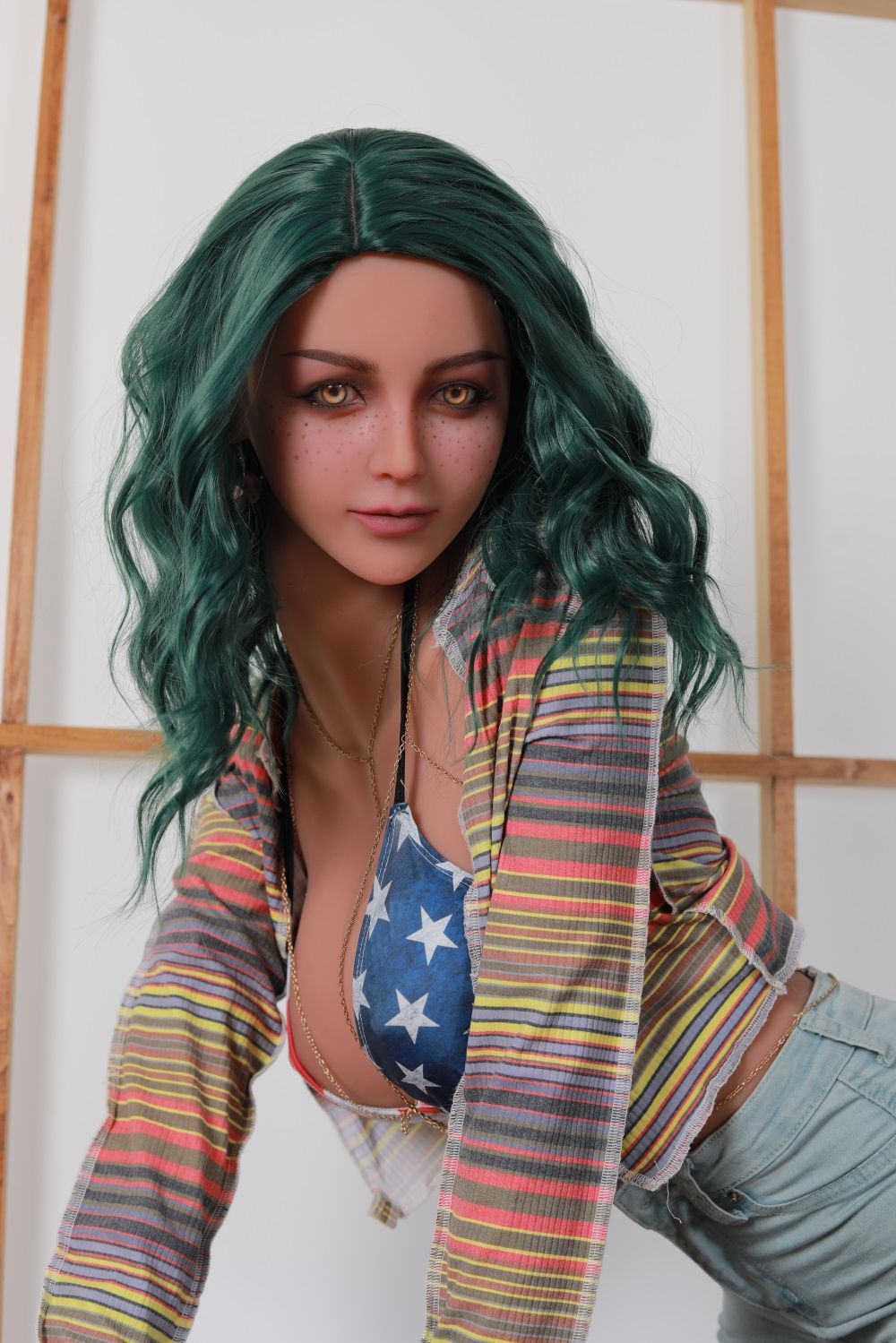 163cm/5ft4 Lifesize Big Boobs Freckled Sex Doll - Dawn (In Stock US)-DreamLoveDoll
