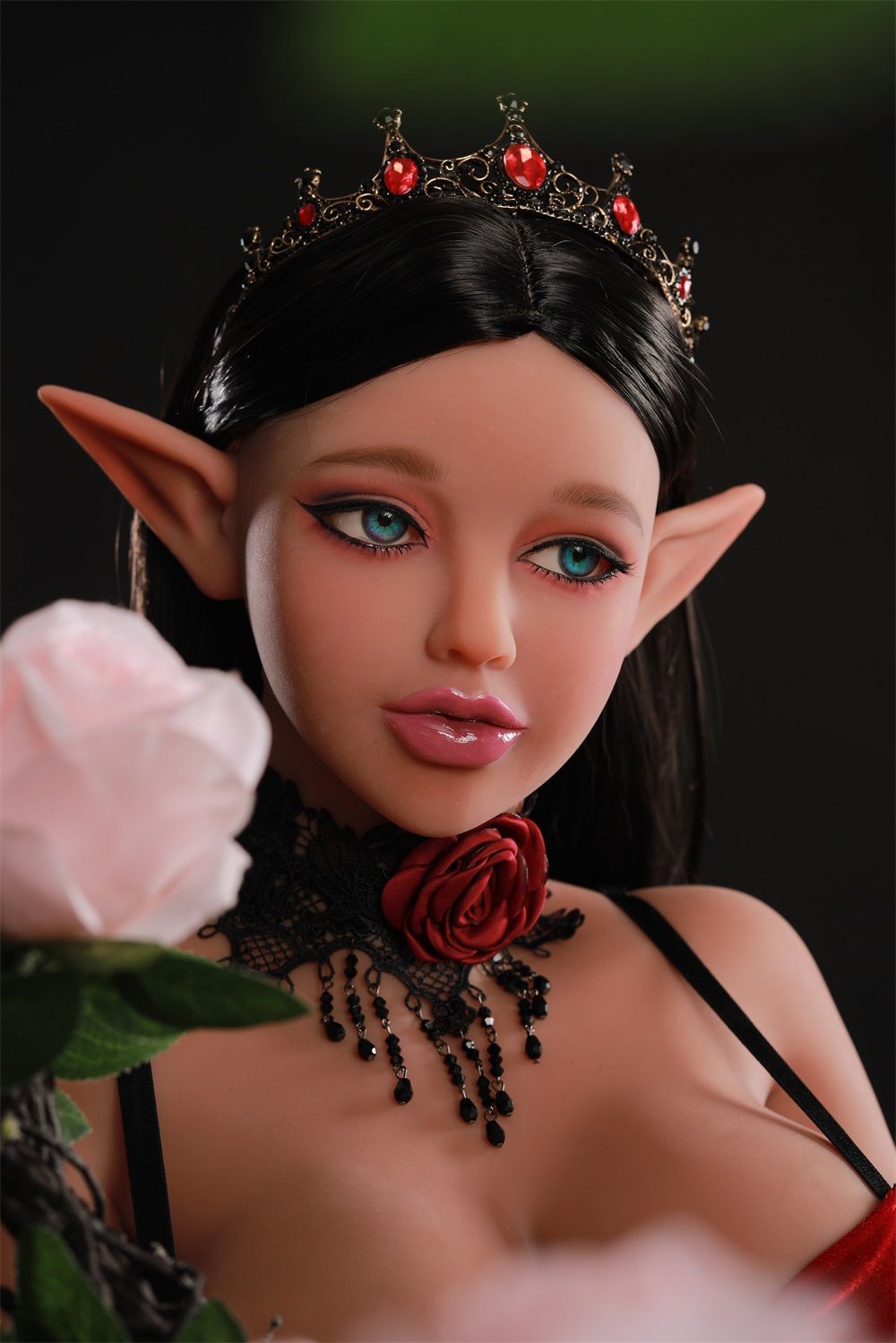 158cm/5ft2 Elf Ears Big Boobs Lifelike Sex Doll - Judith (In Stock US)-DreamLoveDoll